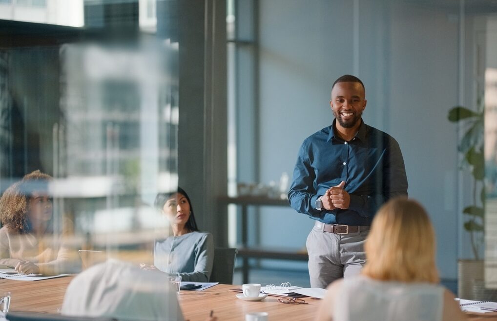 Effective management of team leaves everyone in the room happy