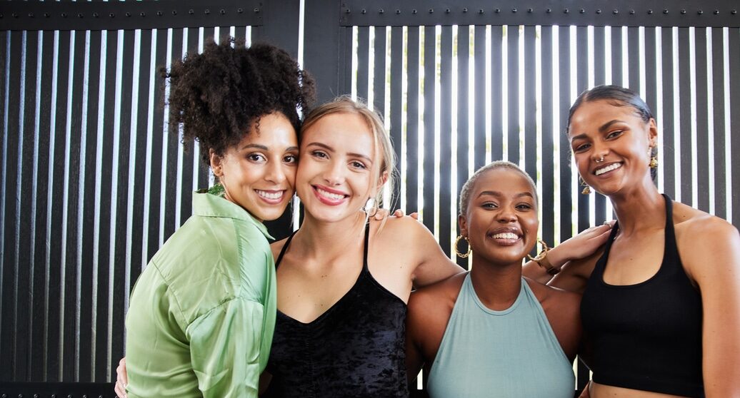 Group of happy women in many roles for International Women's Day 2025